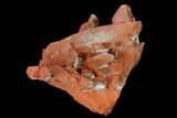 Natural, Red Quartz Crystal Cluster - Morocco #153761-2